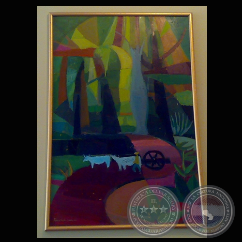 SELVA OSCURA, 2009 - Óleo sobre tela de RAMÓN AYALA CIDADE